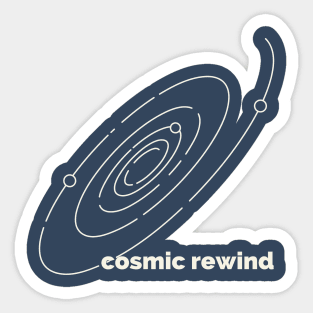 Cosmic Rewind Sticker